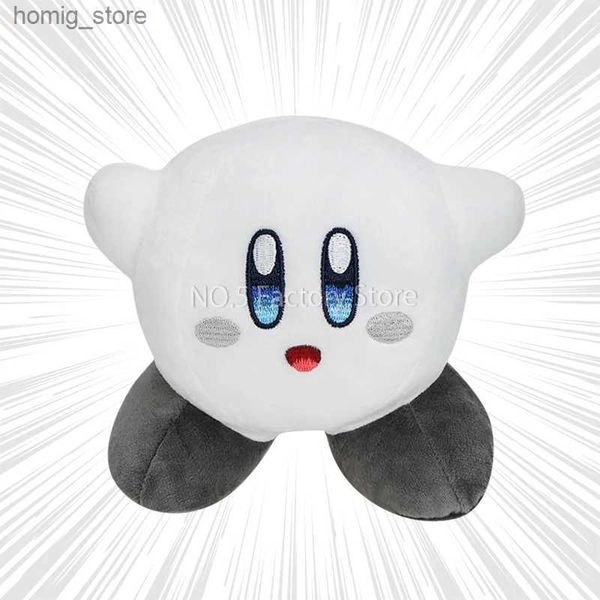 Плюшевые куклы 13 см. Каваи -призрак Kirby Plush Toy Star Star Kirby White Fucked Peluche Doll Halloween Рождественский день рождения отличный подарок для детей Y240415