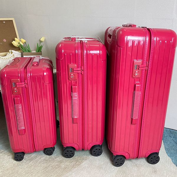 Valigia per bagagli RIW per uomini donne in grande capacità Casella di viaggio di alta qualità Designer di alta qualità Borsa Trunk Spinner Suitcase 21/26/30 pollici