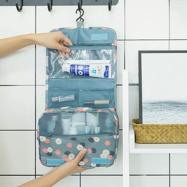 Borse cosmetiche Weysfor Waterproof di alta qualità da donne che pendono da viaggio grande da viaggio per viaggi di bellezza Organizzatore di igiene personale