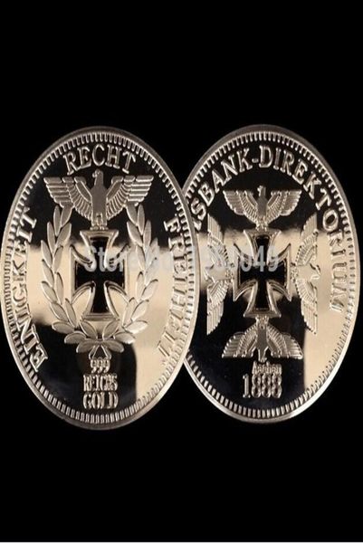 Deutsche Reichsbank 1888 Немецкая монета с золотой Coin50pclot 9836602