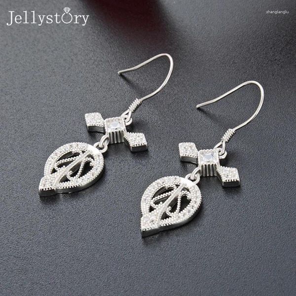 Dangle Ohrringe Jellystory 2024 Stil 925 Silbertropfen einzigartiges Design für Frauen Charme Schmuck Mode Geschenkgroßhandel Großhandel