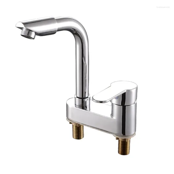 Waschbecken Wasserhähne Küche Wasserhahn einzelnes Loch ausziehen Spout Mixer Tap Stream Sprayer Head Chrom/Schwarz aus