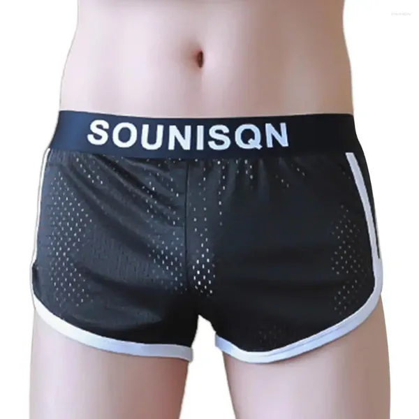 Underpants Men Funghe a forma di U Funghe a U senza soluzione di continuità di mesh traspiranti