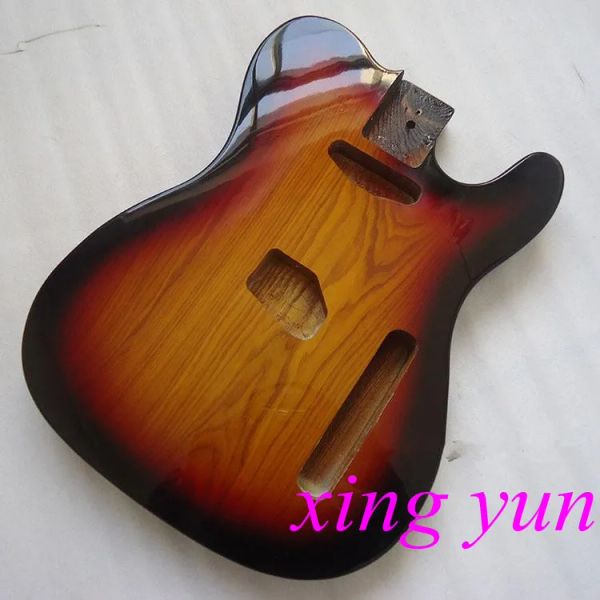 Gitar Elektro Gitar Vücut Kül Yarı Ürünleri Gün batımı Renkli Lake Vücut T Elektro Gitar DIY Aksesuarları