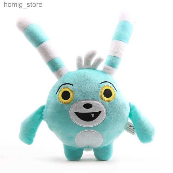 Peluş Bebekler 30cm Anime Abby Hatcher Bozzly Bunny Peluş Peluş Oyuncak Figür Oyuncak Sevimli Mavi Tavşan Dolgulu Bebek Doğum Günü Hediyesi Y240415