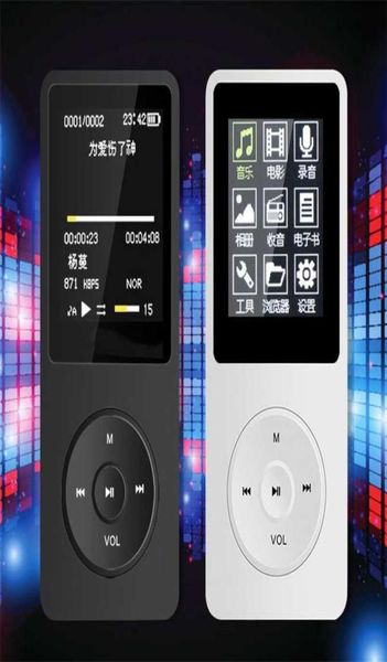 18039039 ЖК -экраны Superlong Time Playback MP4 Music Player FM Radio Video Support 128GB TF Card с MIC 4 2111235412695