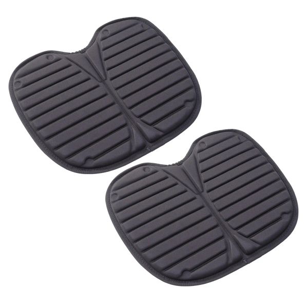 Pads 2pcs Kajak Sitzkissen Pad Siton Ruderboot Matte Fischerei Sitzpolsterkissen für Kajak -Kanu -Fischerboot Outdoor Camping (schwarz)