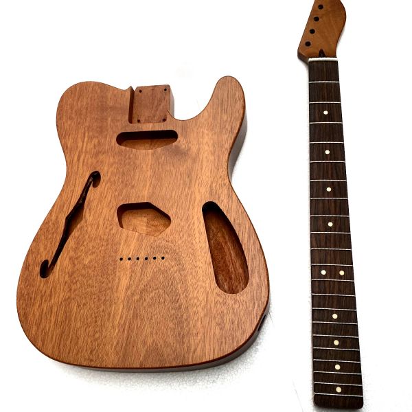 Cabos New Brand Project Kit de guitarra elétrica com corpo de mogno