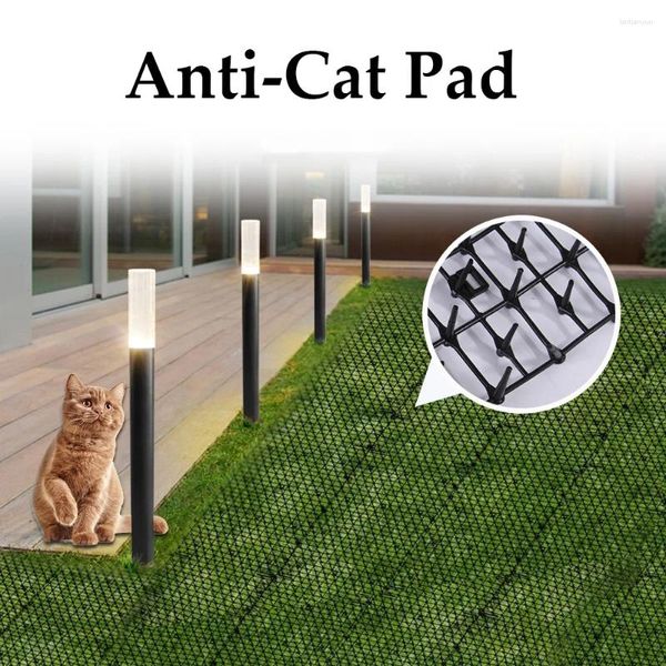 Katzenträger Anti-Cat Pad umweltfreundlich schwarze Anti-Cats-Dorngürtel-Stopptiere vom Klettern von Töpfen Garten Multifunktionsschutznetzwerkpflanze