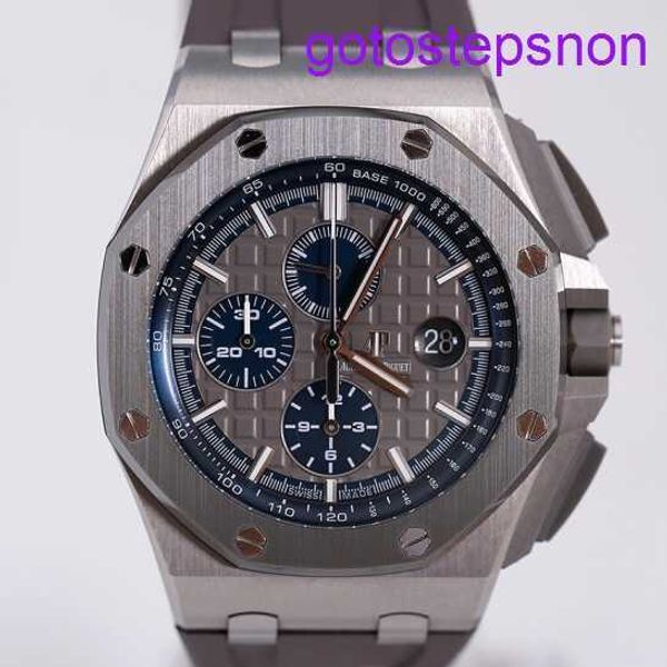 Highnd AP Wrist Watch Epic Royal Oak Offshore 26400IO Mens relógio Código de tempo Código automático Swiss Swiss Famous Watch Sports Clock de luxo Diâmetro da empresa