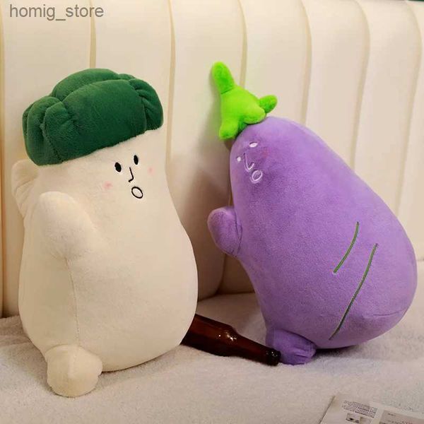 Bambole peluche kawaii morbido vegetale vegetale cavolo peluche bambolo puscolo cuscino per cuscino decorazione da letto cuscino carino ragazza regalo di compleanno y240415