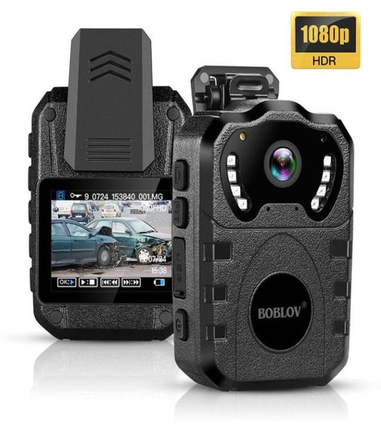 BOBLOV WN10 1080P HD Cody Cam CAM PORTATILE IR Night Vision Police Camera da 175 gradi Sicurezza da 64 GB Video Recoder DVR DVR277H7423272