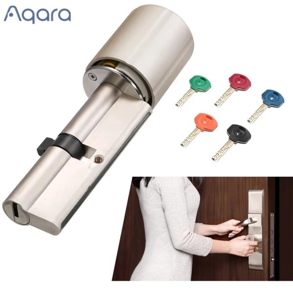 System Aqara Original Practical Antitheft Security Door Schloss Kern mit wichtigen Smart Door Lock Mechanical Structure Verschlüsselungschip