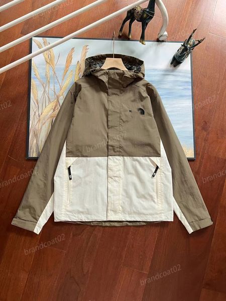 Designer North Jackets for Uomini and Women Outdoor Portprooff e Waterproof Warm Jackets Spring ed estate con cappuccio con cappuccio coppie di alta qualità Coat di giunzione settentrionali