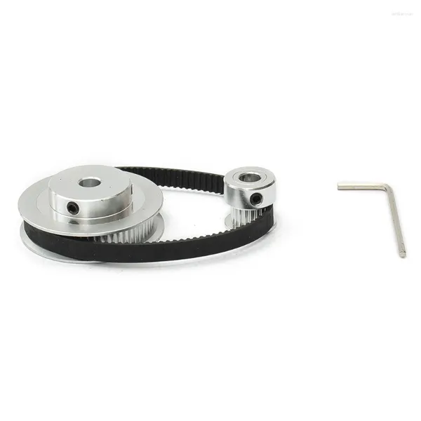 Teppichs Synchronen Belt Wheel Kit Praktisch nützliches praktisches Silber und Schwarz mit 20 60 Zähne Aluminium