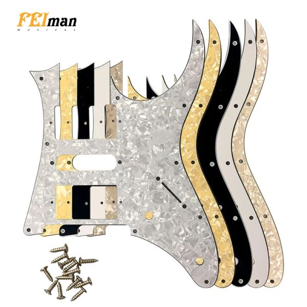 Cabos Pleoo Guitar Acessórios PickGuards Terno para Ibanez RG 350 ex Japão Mij Guitarra Humbucker Pickup Scratch Plate