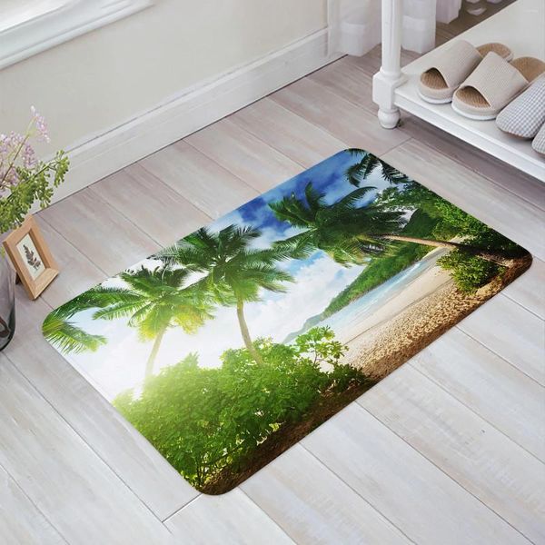 Tappeti Tropical Beach Island Cucina tappetino da pavimento del soggiorno decorazioni moquette casa corridoio ingresso portiere balcone tappeto anti -slip