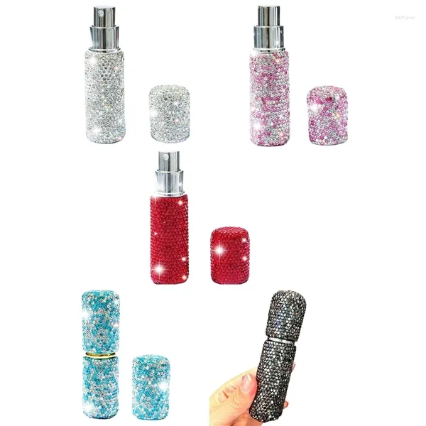 Speicherflaschen 10 ml Atomizer Reisen unter-posibierer tragbarer Mini-Diamantglas nachfüllbar Parfums Flaschenpumpe Kosmetischer Behälter