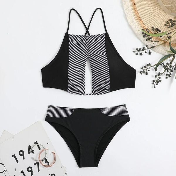 Swimwear femminile 2024 Cavalca da bagno in bikini a due pezzi Bikini Swimsuit da bagno femmina femmina che fa il bagno al bagno per nuotare Summer Summer Summer