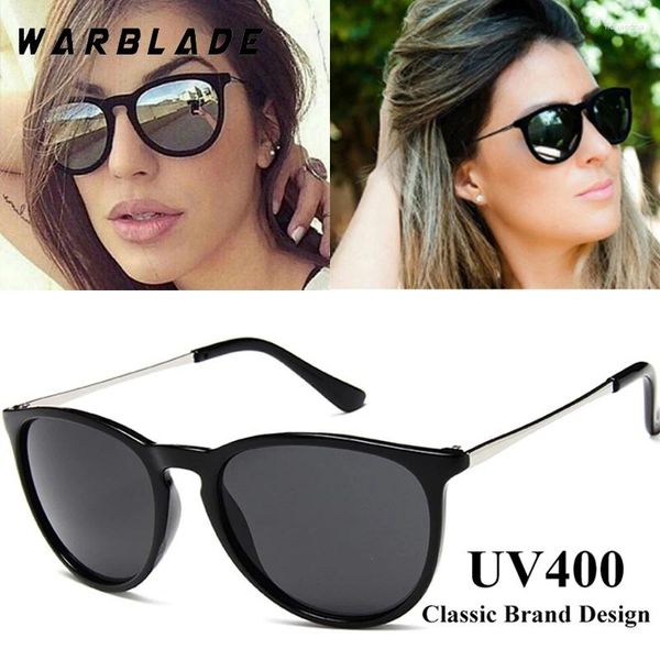 Sonnenbrille Warblade Vintage Mirror Erik Frauen Marke Designer Katze Auge Sonnenbrille Leopardenschutz Spiegeln Zonnebril Damen