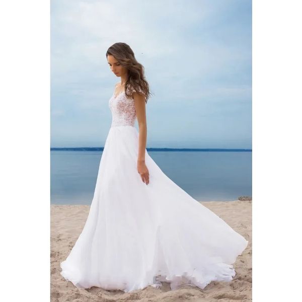 Prom White Evening Kleid Split große Schwunggröße Damen Spitze 240415