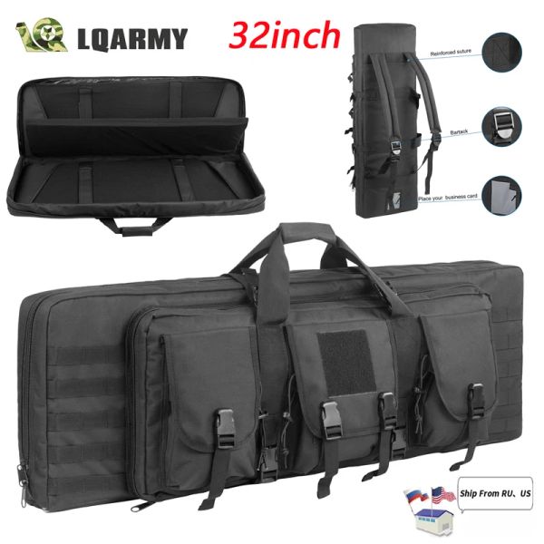 Zaini da 32 38 pollici 81 cm da 97 cm Borsa per fucile doppia pistola zaino Airso soft borse portatile shoot shoot hunting accessori da caccia