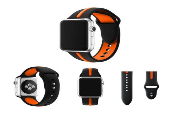 Tutto per la fascia d'orologio intelligente durevole nuovo sport sport silicone rilascio rapido release braccialetto 38mm42mm25755769090643