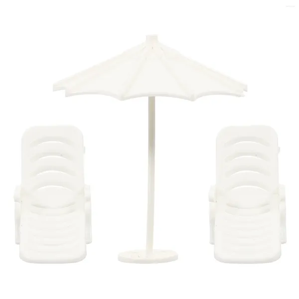 Decorações de jardim Tabela de areia Modelo Material Tiny Furniture Mini Cade