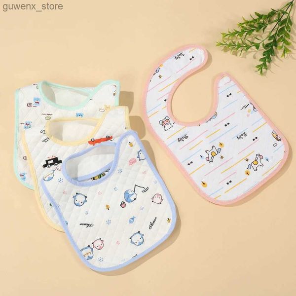 Bibs Burp -Tücher 1pcs Baby Lätzchen Baumwoll Schnappknopf wasserdicht