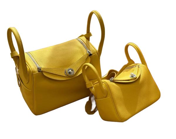 Bolsas de designer de luxo bolsa de couro real bolsa de topo de qualidade de cheiro e lichia Padrão de grande capacidade Bolsa de médico portátil um ombro de couro casual feminino bolsa