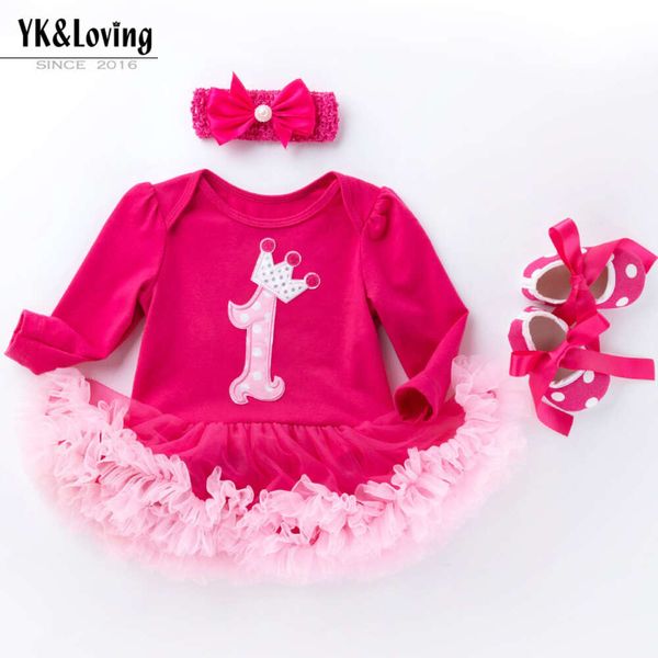 Kinder set Mädchen Baby Feste Farbe Kinderkleid Cartoon Langarm Harper Kleid Kleinkind Kleinkind Schuhkleid