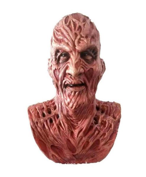 Kiers Jason Mask para o traje de festa de Haoween Freddy Krueger Horror Movies Scary LaTex Mask 2010265172184