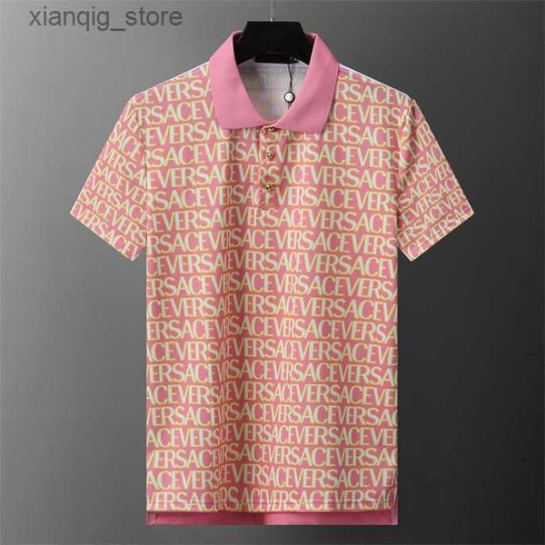 Polos masculinos #1 Designer de camisa pólo masculino Horário de moda Camisetas casuais homens de verão polo bordando high street tend top tee size asiático m-xxxl 0035 l49