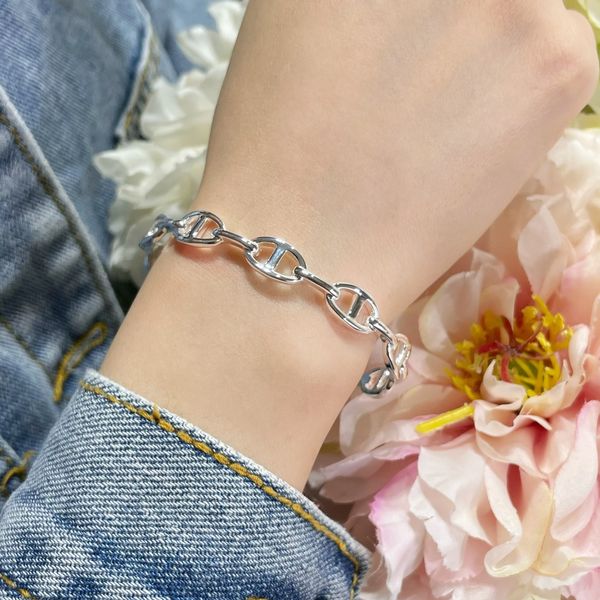 Il suo marchio Roulis Chain Bracciale Fine Jewelry Replica Designer di lusso K Gold Valentines Birthday Ringraziamento Ringraziamento Finejewelryaaaaaaa