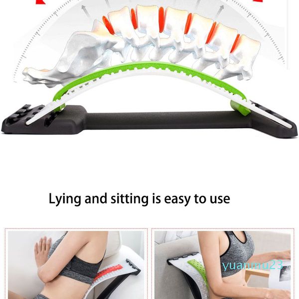Ioga tapetes 1pcs mbar maca traseira equipamento de alongamento massageador magia fitness suporta relaxamento na espinha alívio da dor