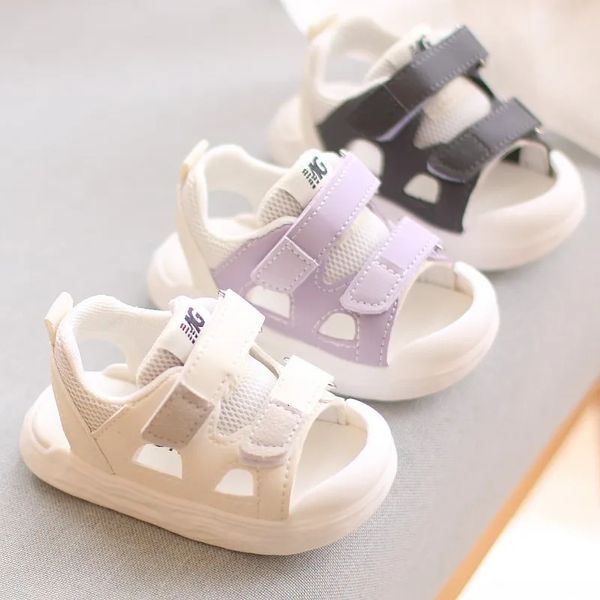 Baby Sportschuhe Kleinkind Sandalen flache Ferse Jungen wandeln Kinder Girl Garten Geburtstagsfeier G05091 240329