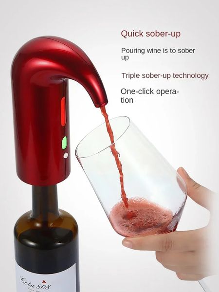 12v110v220v Decanter del vino elettrico con decantazione intelligente e veloce per l'uso domestico 240407