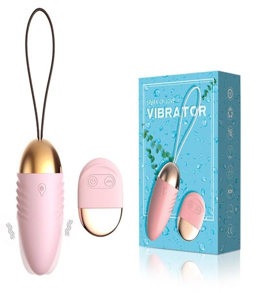 Stille Vibrator Sex Eggs Wireless Fernbedienung Ei -Fernbedienungen kontrollierter Sprung Vaginalmassagel sexy Spielzeug Frau13324372830777