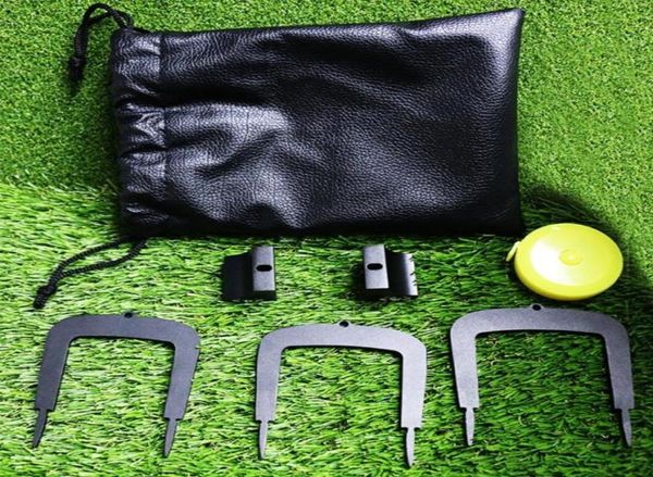 6 PCs Golf Puting Tor Gate Kit Torgolf Putter Ziel -Teile Zubehör Set Outdoor Freizeit Golf -Training Supp7077256