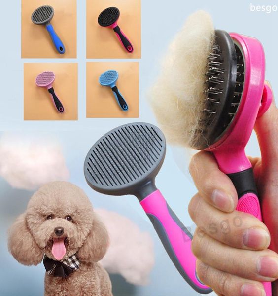 Инновации Pet Combs Dog Dog Cat Hairs Comb Comb Pet Grooming Care Инструменты кошки собаки, выпавшие триммер Comb Pet Supplies DBC B6621964