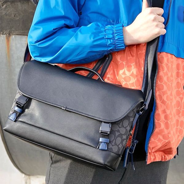Модель дизайнерская сумка мужчина и женщины универсальная оригинальная планировка изысканная мозаика цветная портфель размер 31x25 см сумки на плечо.