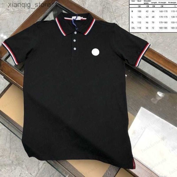 Polos maschile 2023 Stiliste da uomo Stiliste Shirt Brand Luxury Designer Polone Tanda Summer Fashi