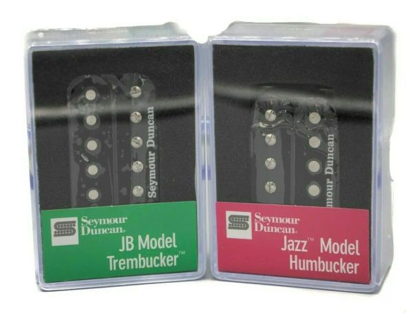 Kabel E -Gitarren -Pickups Pickup Set JB TB4 Trembucker Jazz SH2N Humbucker Black New