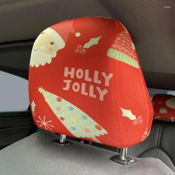 Autositzabdeckungen Weihnachtskopfstütze Abdeckung Autohalsstütze Memory Schaum weich atmungsable Kissen Kissen Kissen