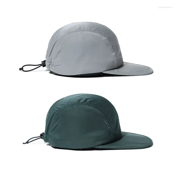 Ball Caps harajuku a colori solidi campeggio cappello da uomo estate protezione solare per esterni versatili sottili donne da baseball ad asciugatura rapida