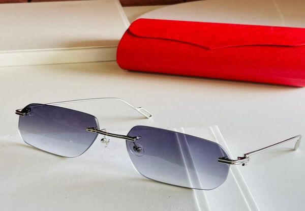 CT01130 Rahmenlose Sonnenbrille Small Frame Typ Fashion Herren Frauen Brille Ultraleichtes Design Super Light Business Style Multi5716599