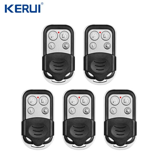 Система 5pcs kerui RC528 Metal Portable Remote Chare Accessories Controller для системы сигнализации безопасности Home Security System Wi -Fi Alarm