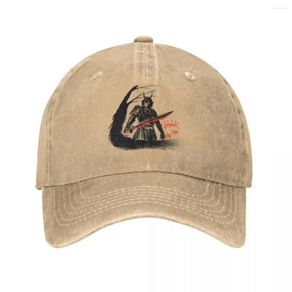 Caps de bola Samurai Warrior Armour e Katana Cowboy Hat Hats Summer Girl Men's Men's