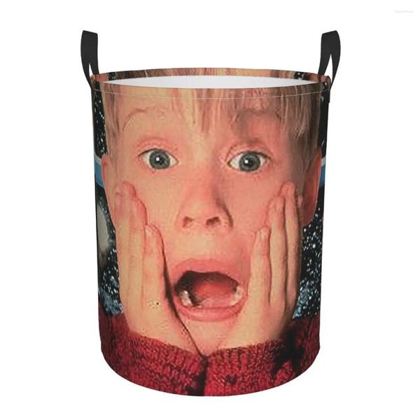Bolsas de lavanderia em casa sozinha surpresa engraçada cesta suja cesto à prova d'água Roupas infantis armazenamento de brinquedos infantis