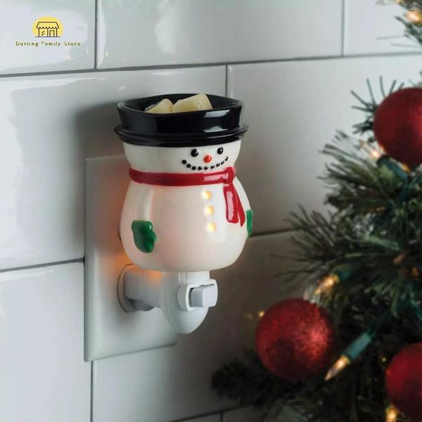 Aquecedor de cera plug-in de titulares de vela para o queimador de natal de Natal, cozinha de sala de estar leve à luz da sala de estar